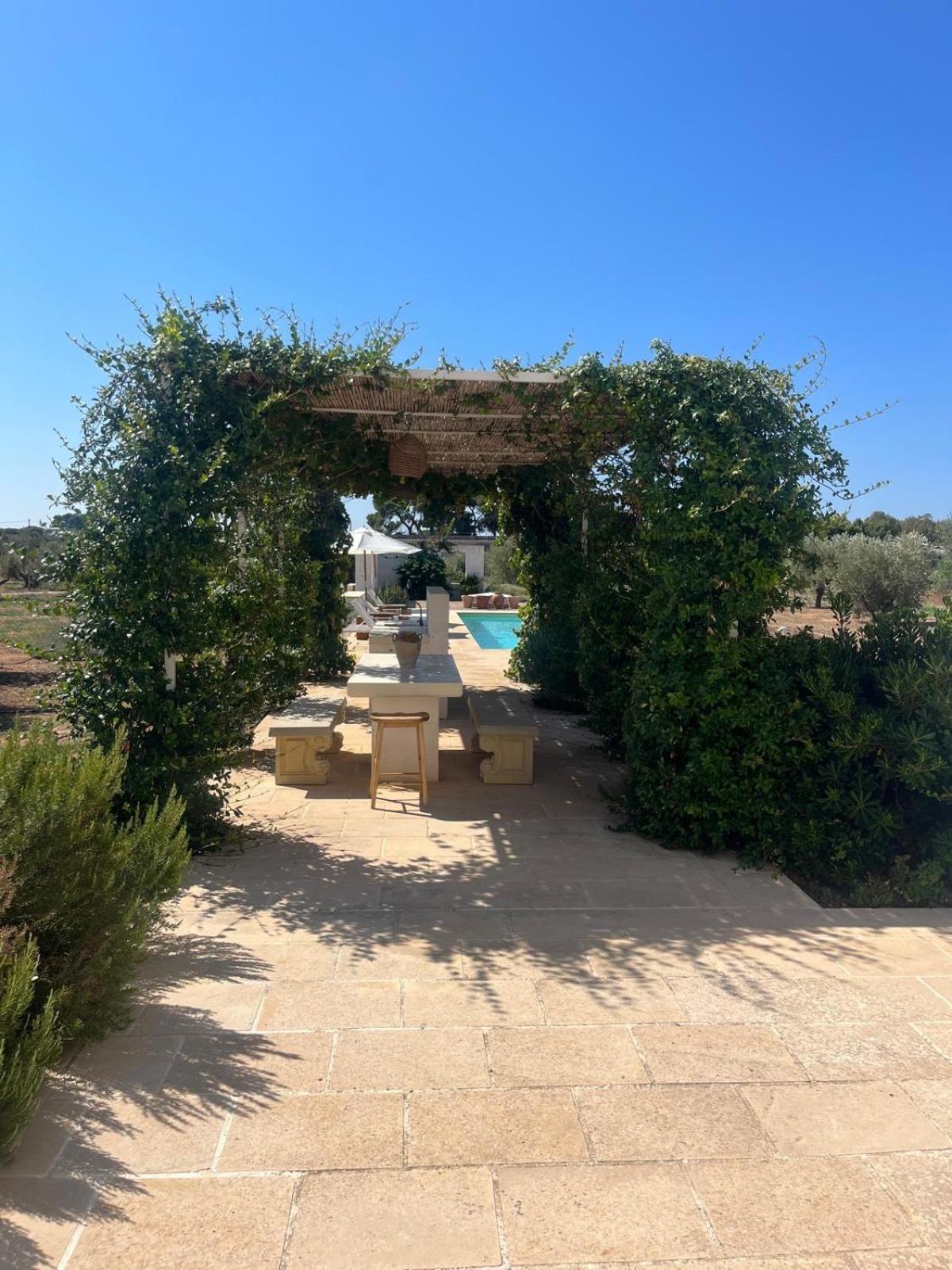 Villa Casa Bianca Di Porto Selvaggio Santa Caterina  Buitenkant foto